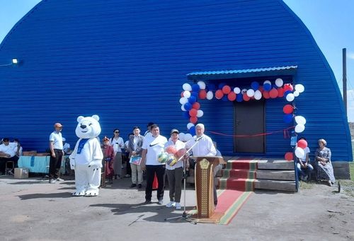 Кур-Черде чаа спорт залы ажыттынган