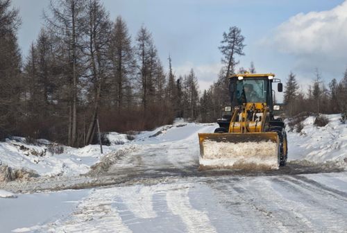 В Туве проводятся противоналедневые мероприятия на региональных дорогах