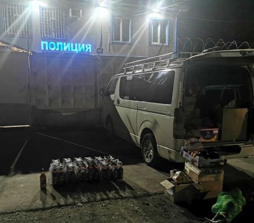 В Туве продолжают борьбу с перевозкой нелегального алкоголя