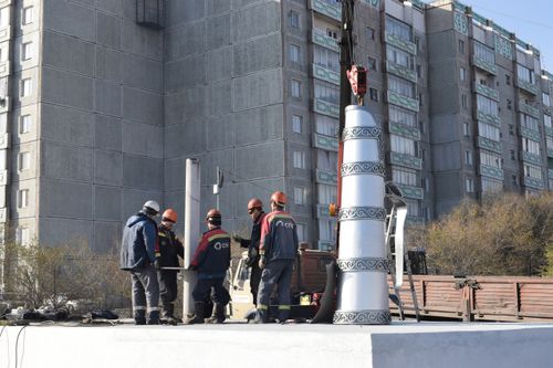 В столице Тувы появился новый арт-объект – домбуу