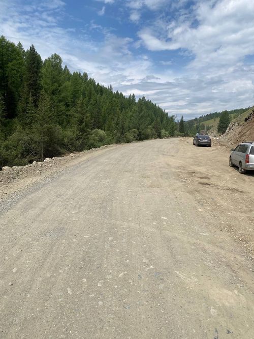 Глава Тувы проинспектировал ремонт автодороги на перевале Калдак-Хамар