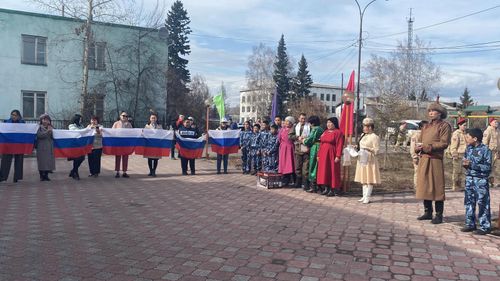 Всем селом Сарыг-Сеп встречал своего героического земляка Ай-Херела Кыргыса