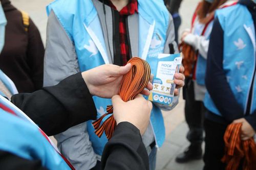 В Туве стартовала акция «Георгиевская ленточка»