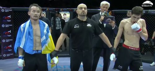 Тувинский спортсмен победил в ММА-лиге Eagle Fighting Championship, принадлежащей Хабибу Нурмагомедову