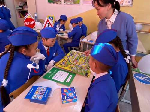 В школе Мугур-Аксы открылся кабинет по изучению правил дорожного движения