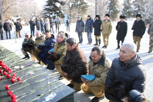 В Туве почтили память воинов-интернационалистов