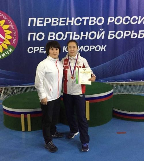 Алдынай Даржаа завоевала бронзу на Первенстве России по вольной борьбе