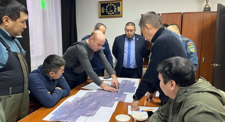 В Чадане работает оперативный штаб по ликвидации последствий выхода реки из берегов