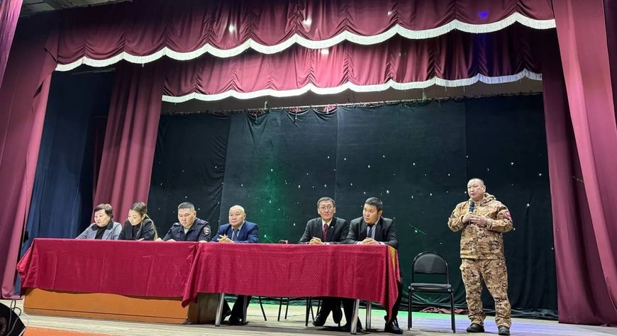 В Чеди-Хольском районе прошел сход граждан по охране правопорядка