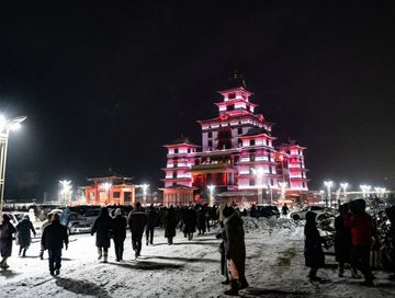 В Туве организуют онлайн-трансляцию ночного молебна из монастыря Тубтен Шедруб Линг в честь Шагаа