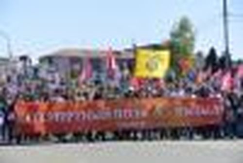 Бесстрашные солдаты «Бессмертного полка»…