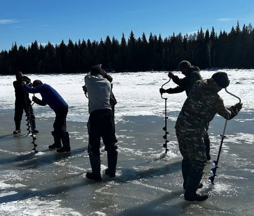 Копту-Аксында балыкчылар маргылдаазы