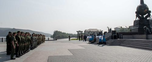 В Туве состоялось приветствие участников международного конкурса «Военное ралли-2019» 