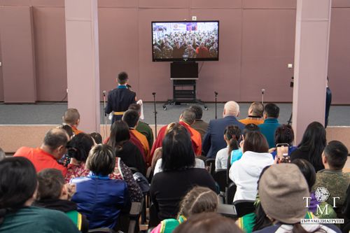 В Кызыле прошел телемост с участниками спецоперации в честь Шагаа