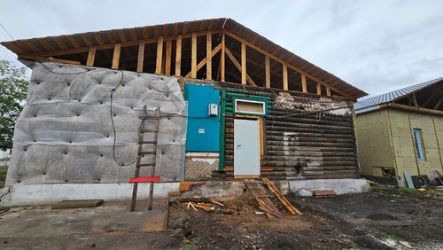 В Самагалтае продолжается капитальный ремонт Детской школы искусств