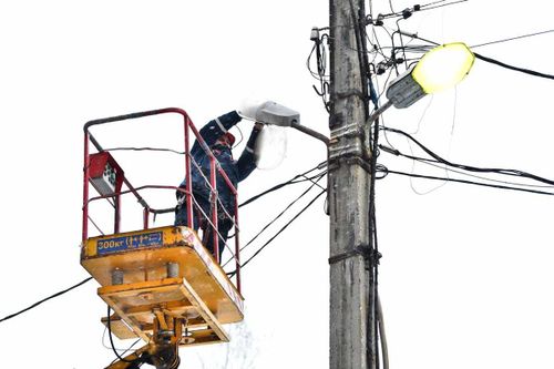 В Кызыле продолжают освещать улицы