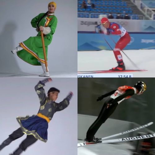 Искусство вдохновляется спортом: тувинский театр музыки и танцев «Саяны» поддержал олимпийскую сборную России