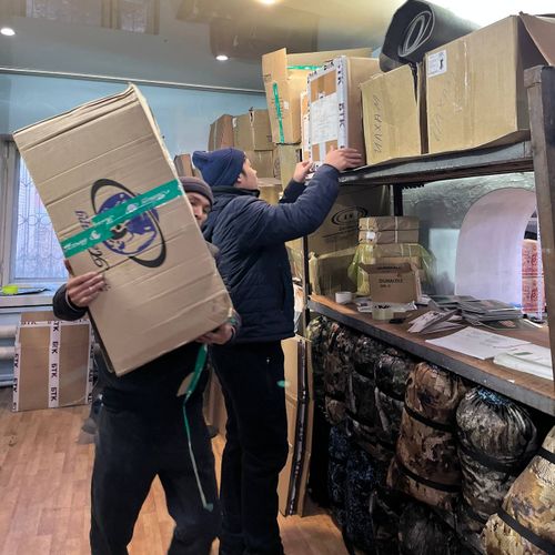 Тува отправила очередную помощь мобилизованным из Тувы