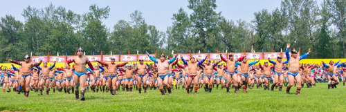 Тувинским борцам разрешили бороться на монгольском Наадаме