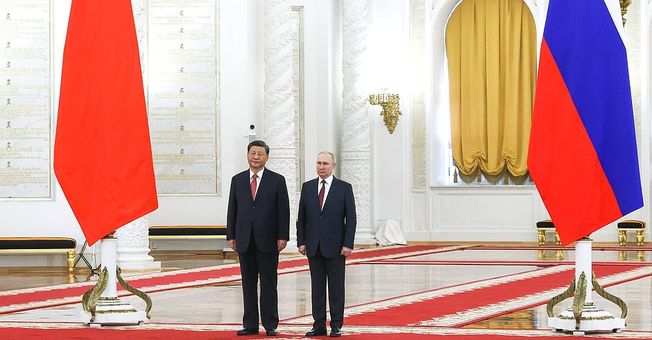Председатель КНР выразил признательность за поддержку, которую Москва оказывает Пекину