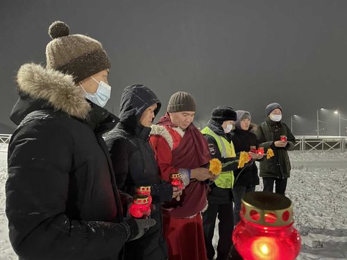 В Туве почтили память жертв дорожно-транспортных происшествий