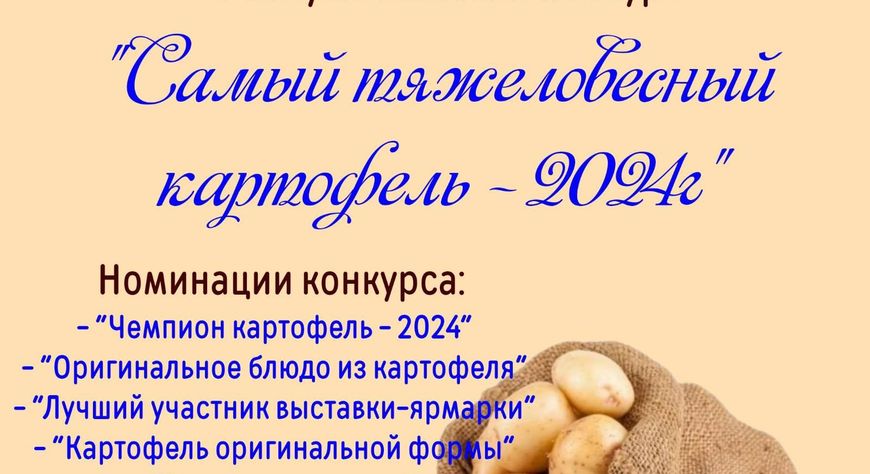 В Пий-Хемском районе пройдет республиканский конкурс по выбору самого тяжеловесного картофеля