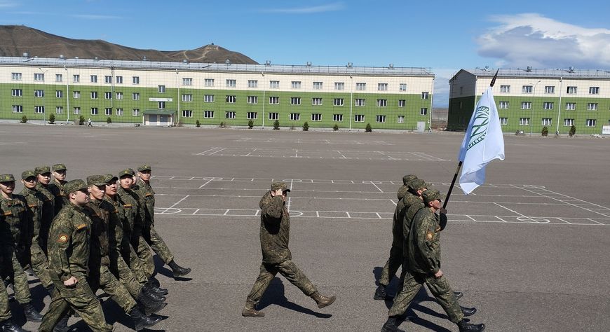 Курсанты ТувГУ приступили к подготовке для участия в военном параде