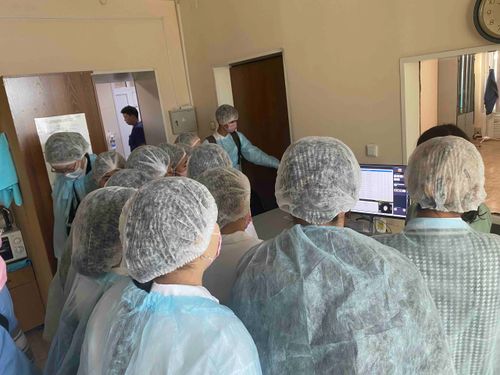 Старшеклассники школы №8 посетили экскурсию в поликлинике №1