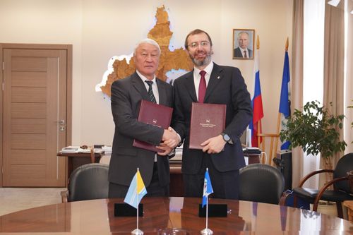 Председатель Верховного Хурала Тувы подписал Соглашение о сотрудничестве с председателем Законодательного Собрания Иркутской области