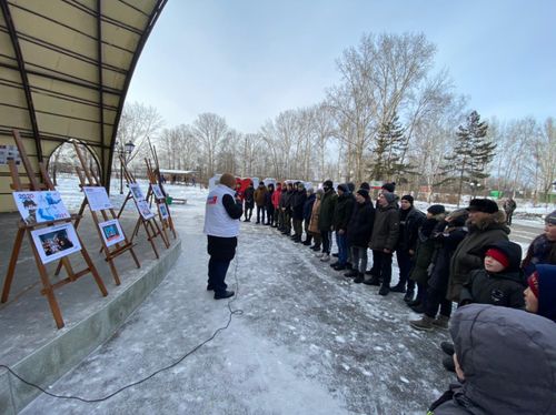 «Молодая Гвардия» провела в Туве тематическую выставку
