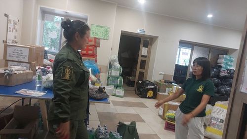 Руководитель Комитета семей воинов Отечества Тувы отправилась в Донецк для передачи гумпомощи