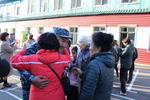 Отряд полиции Тувы отправился на Кавказ