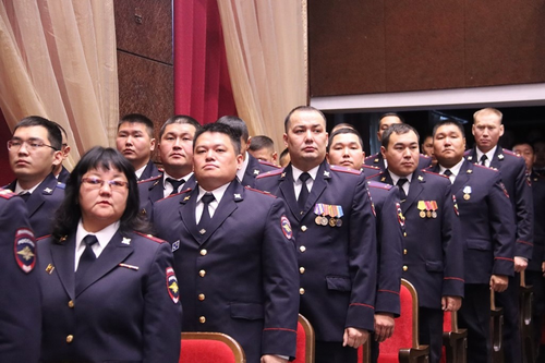 В Туве отметили лучших сотрудников органов внутренних дел