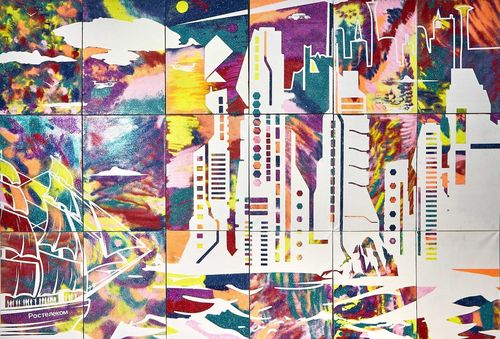 Сотрудники «Ростелекома» сделали панно во всю стену