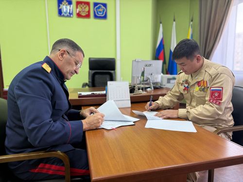 СК России и Юнармия договорились о совместной работе с молодежью в Туве