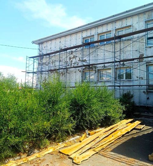 Впервые за 40 лет. В школе села Сукпак проводится капитальный ремонт