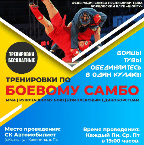 Спортсмены Тувы организуют бесплатные тренировки для всех желающих