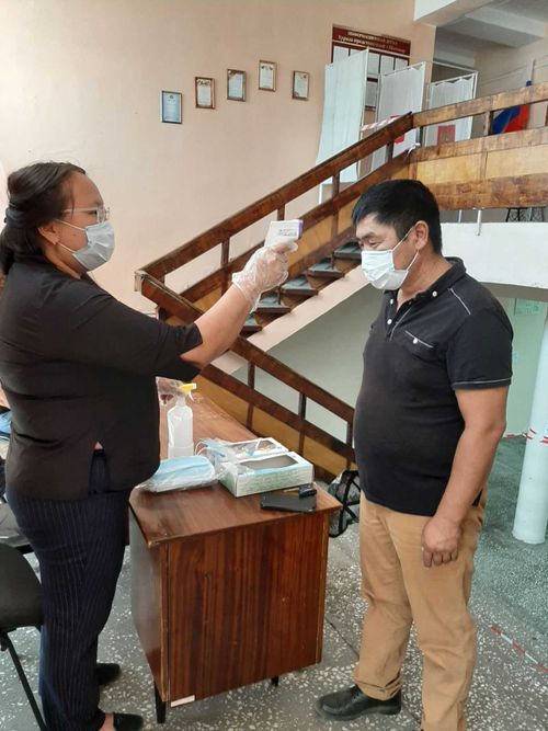 В Шагонаре активными темпами идет голосование