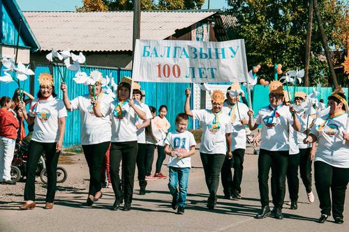 В Балгазыне отметили столетний юбилей села