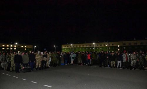 В Новосибирск отправилась первая группа граждан, мобилизованных из Тувы