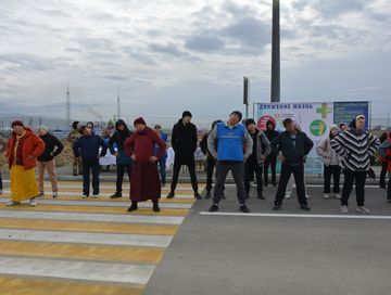 Активные жители республики приняли участие во Всероссийской акции «10 000 шагов к жизни»
