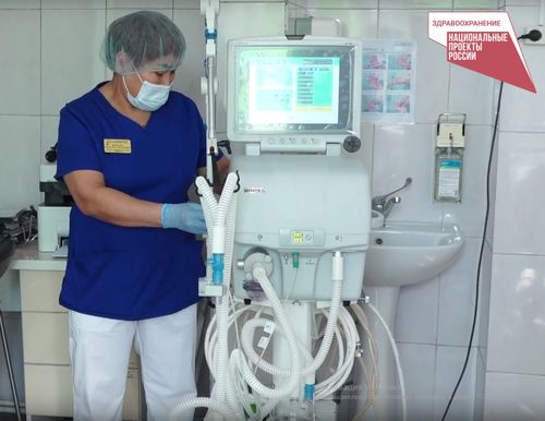 В Туву поступил аппарат искусственной вентиляции легких