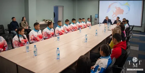 В Туве прошла встреча со спортсменами-победителями и призерами VII Международных игр «Дети Азии»