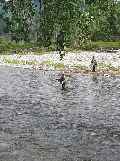 В Туве прошел турнир по любительской рыбалке