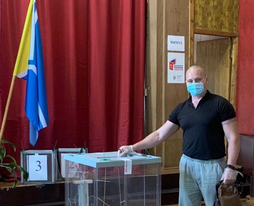 Кызылчане голосуют