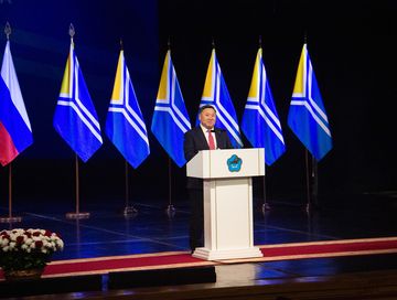 Тыва Республиканың Баштыңы В.Т. Ховалыгның Тыва Республиканың Дээди Хуралынга (парламентизинге) АЙЫТКАЛЫ