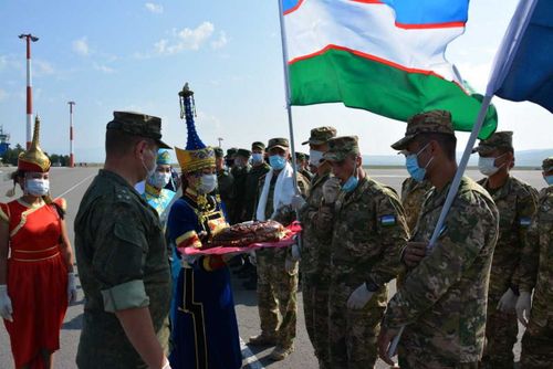 В Туву прибыли военнослужащие из Узбекистана