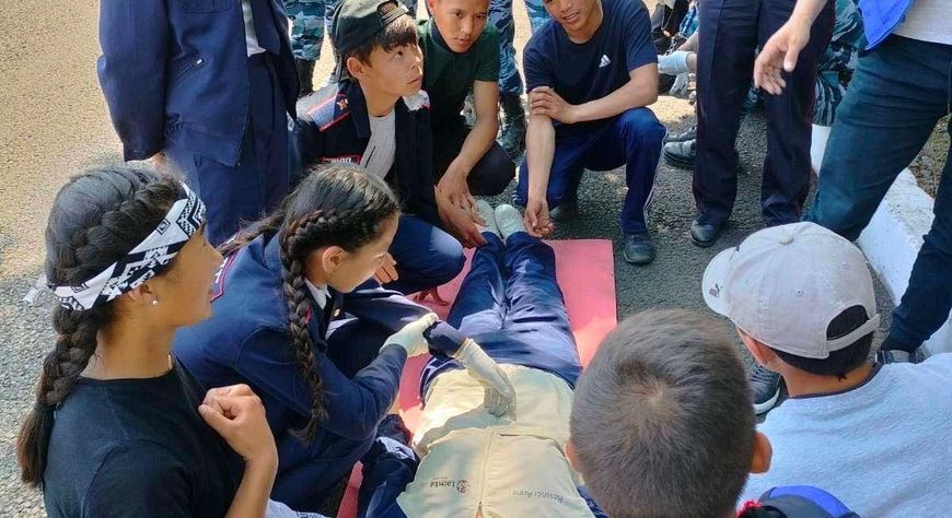 Школьники из Монгун-Тайгинского района стали лучшими друзьями полиции