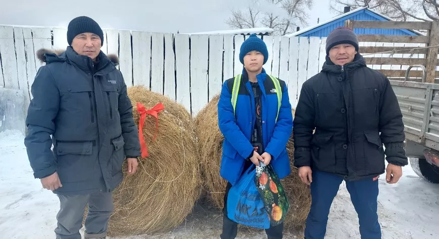 Ученик из Дзун-Хемчикского района решил оказать поддержку своему отцу