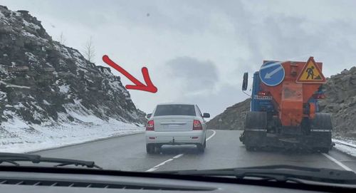 В Туве выявляют любителей езды по «встречке»